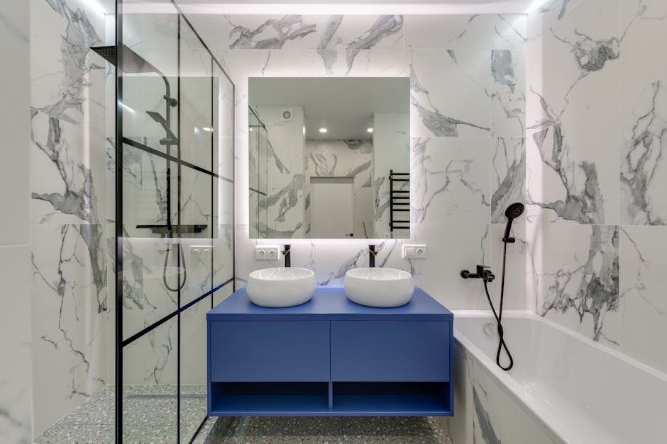 Elegant bathroom vanity renovation